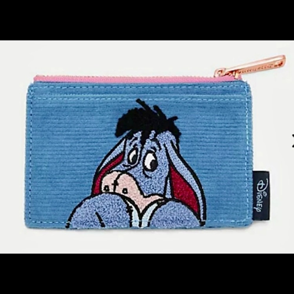 Loungefly Disney Pooh Eeyore blue wallet